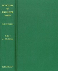 Dictionary of Pali Proper Names Vol.1