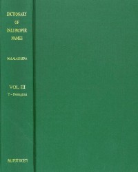 Dictionary of Pali Proper Names Vol.3