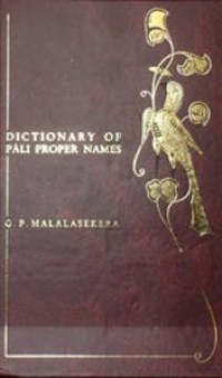 Dictionary of Pali Proper Names Vol. 2 N - H.