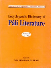 Encyclopaedic Dictionary of Pâli Literature: N-Z V.2