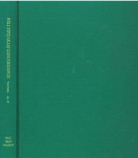 Pāli Tipiṭakam concordance, being a concordance in Pāli to the Three baskets of Buddhist scriptures in the Indian order of letters Vol.1 (A-O)