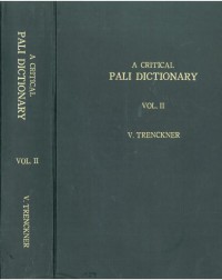 A Critical Pali Dictionary Vol.2