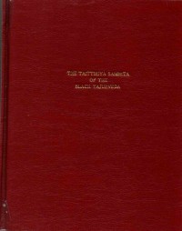 The Taittiriya Samitta of the Black Yajurveda Vol.4