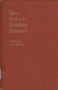 New Paths in Buddhist Research