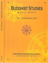 佛教研究 Buddhist Studies (Bukkyo Kenkyu) Vol.32