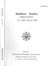 佛教研究 Buddhist Studies (Bukkyo Kenkyu) Vol.27
