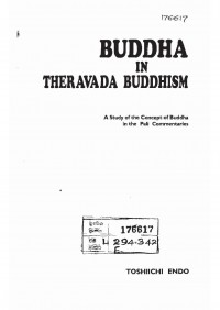 Buddha in Theravada Buddhism: A Study of the concept of Buddha in the Pali Commentaries