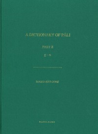 A Dictionary of Pāli, Part II (g-n)