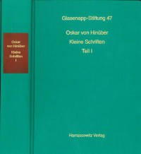 Kleine Schriften Vol 1 (Glasenapp-Stiftung 47)