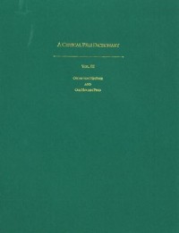 A Critical Pali Dictionary Vol.III