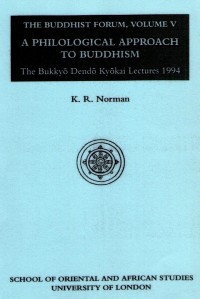 A Philological Approach to Buddhism