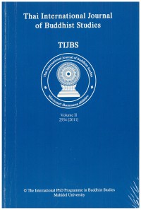 Thai International Journai of Buddhist Studies Vol. II