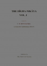 The Dīgha-nikāya Vol. I (PTS Pāli Canon)