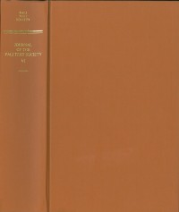 Journal Of The Pali Text Society: Vol.6: Vol.VI; [JPTS]