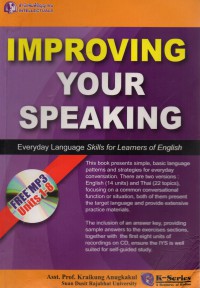 Improving Your Speaking +CD