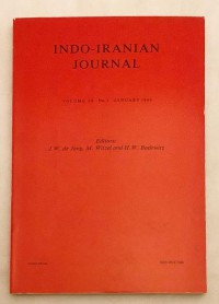 Indo-Iranian Journal V.36 No. 2 April 1993