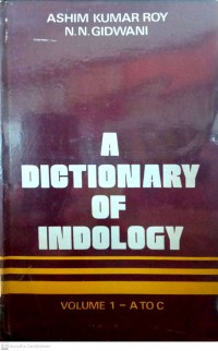 A dictionary of Indology