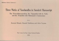 Three works of Vasubandhu in Sanskrit manuscript