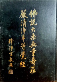 佛說大秉無量壽莊 嚴清净平等境経 Fú shuō dà bǐng wúliàng shòu zhuāngyán qīngjìng píngděng jìng jīng