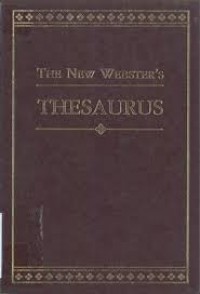 the new webster's Thesaurus