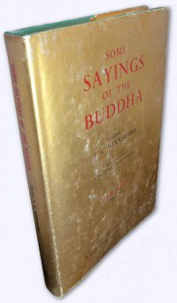 Some sayings of the Buddha