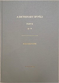 A dictionary of Pāli. 2, G - n