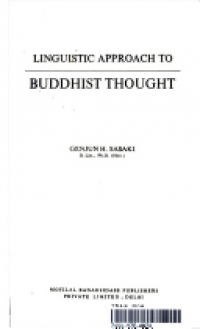 Linguistic approach to Buddhist thought