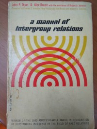 A manual of intergroup relations