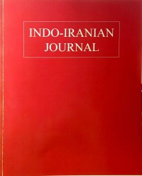 Indo-Iranian Journal V.27 1984